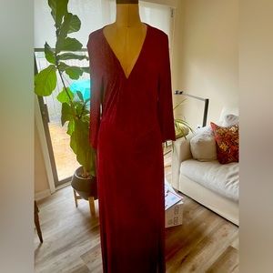 Maxi Dress.  NWT. Small slit on left front. Super soft and comfortable.